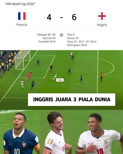 Inggris juara 3